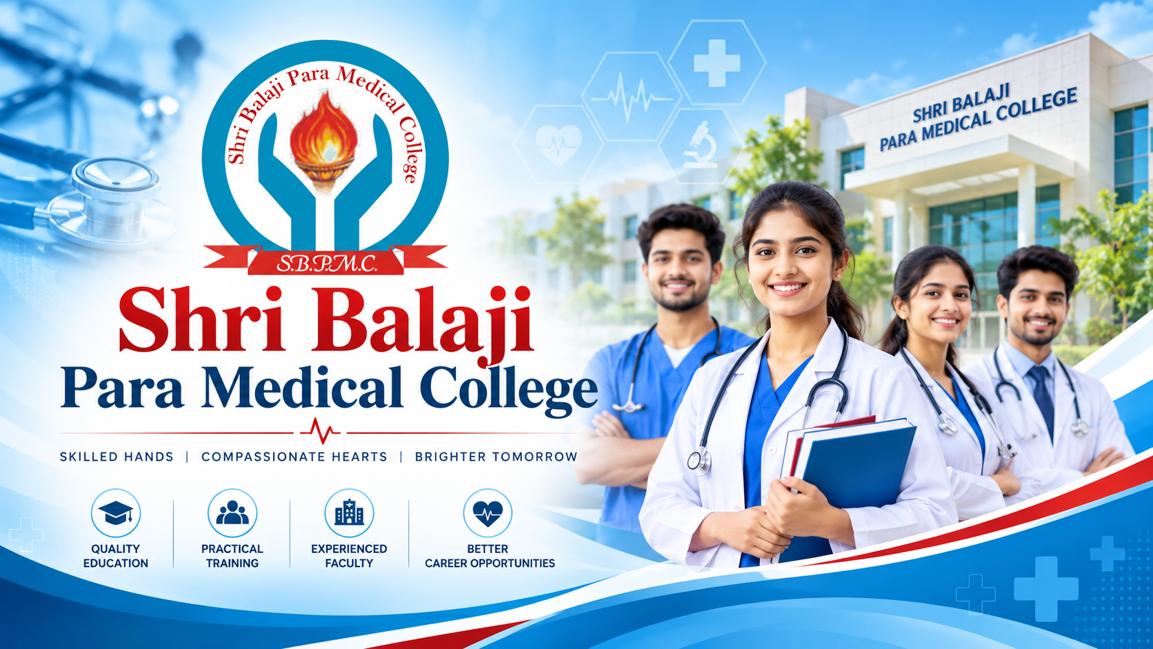 Shri Balaji Para Medical College Banner